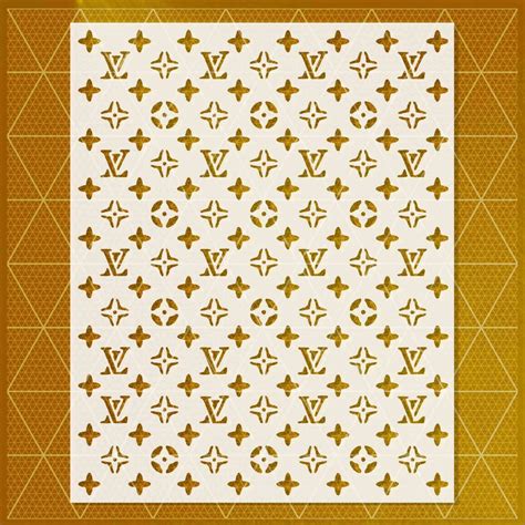 louis vuitton printable stencil.